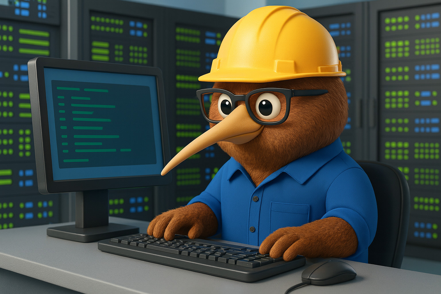 Kiwi engineer in NOC
